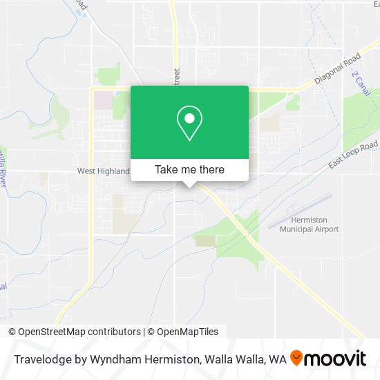 Travelodge by Wyndham Hermiston map