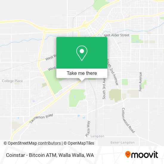 Mapa de Coinstar - Bitcoin ATM