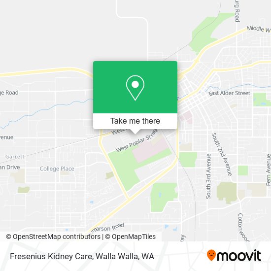 Fresenius Kidney Care map