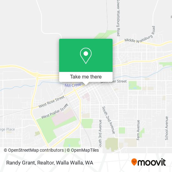 Randy Grant, Realtor map