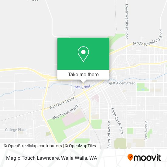 Magic Touch Lawncare map