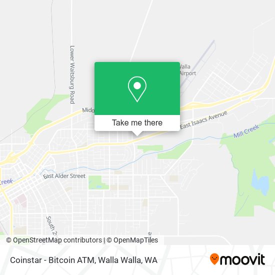 Mapa de Coinstar - Bitcoin ATM