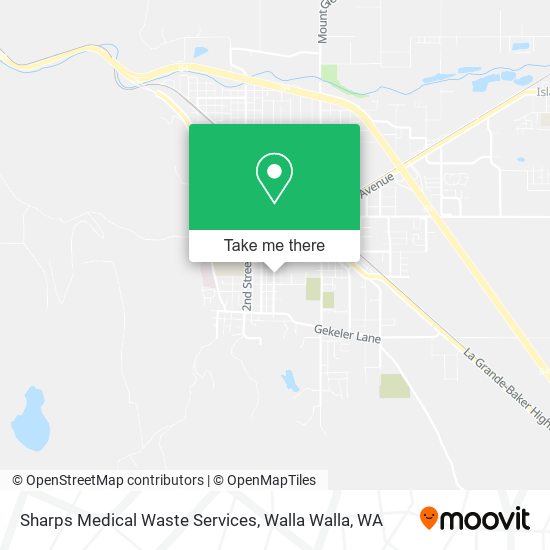 Sharps Medical Waste Services map