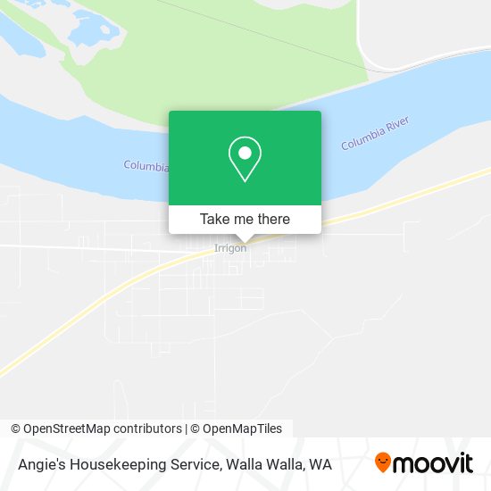 Angie's Housekeeping Service map