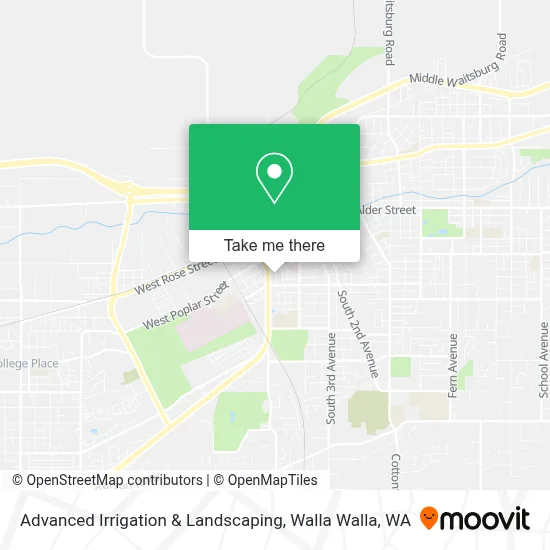 Advanced Irrigation & Landscaping map