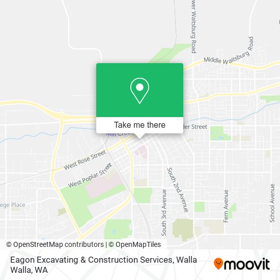 Mapa de Eagon Excavating & Construction Services