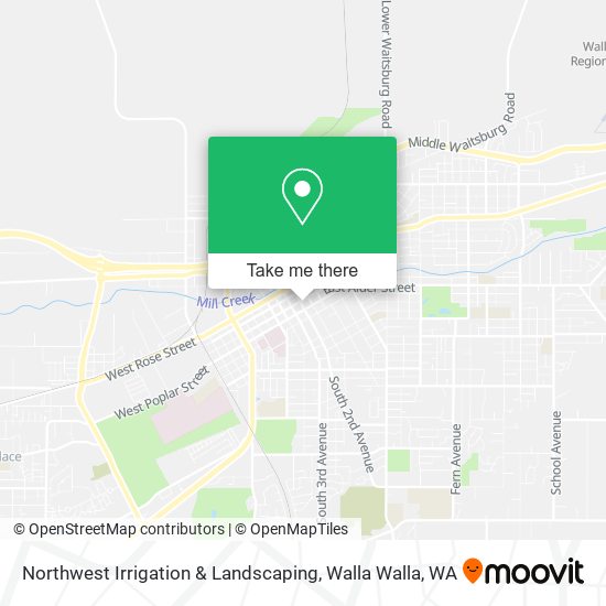 Northwest Irrigation & Landscaping map