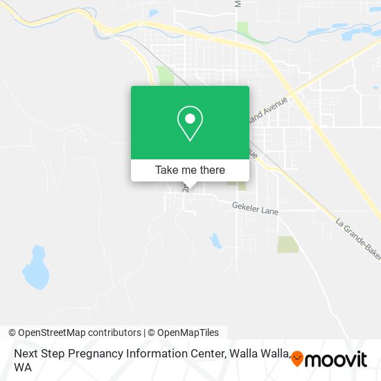 Mapa de Next Step Pregnancy Information Center