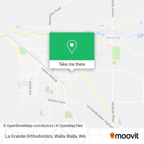 La Grande Orthodontics map