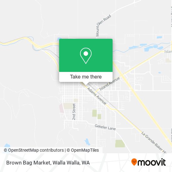 Brown Bag Market map