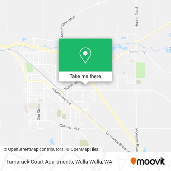 Tamarack Court Apartments map