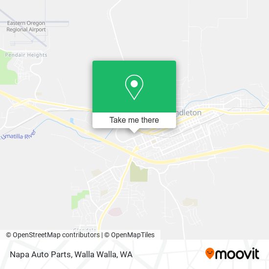 Mapa de Napa Auto Parts