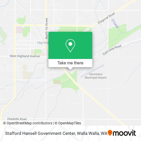 Stafford Hansell Government Center map