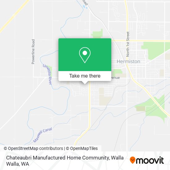 Chateaubri Manufactured Home Community map