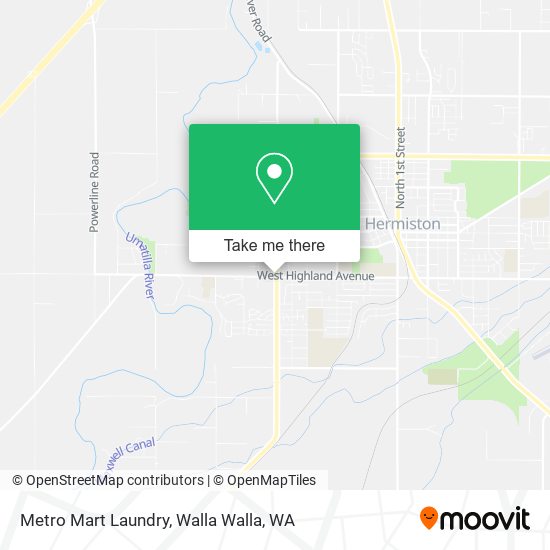 Metro Mart Laundry map