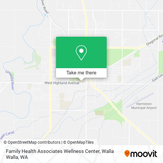 Mapa de Family Health Associates Wellness Center