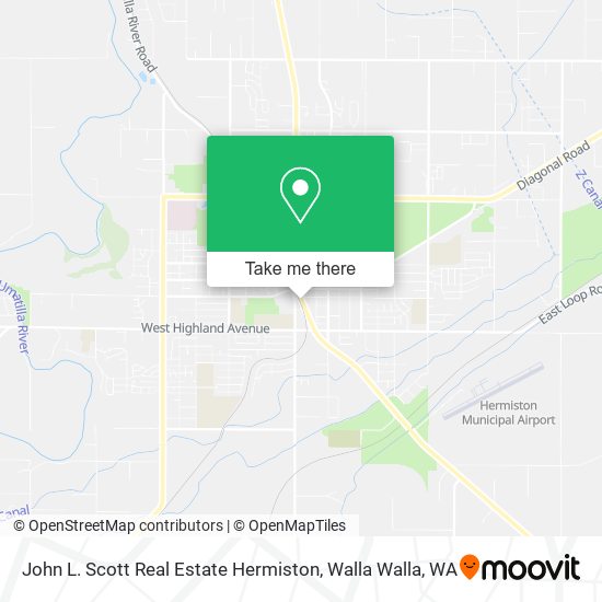 Mapa de John L. Scott Real Estate Hermiston