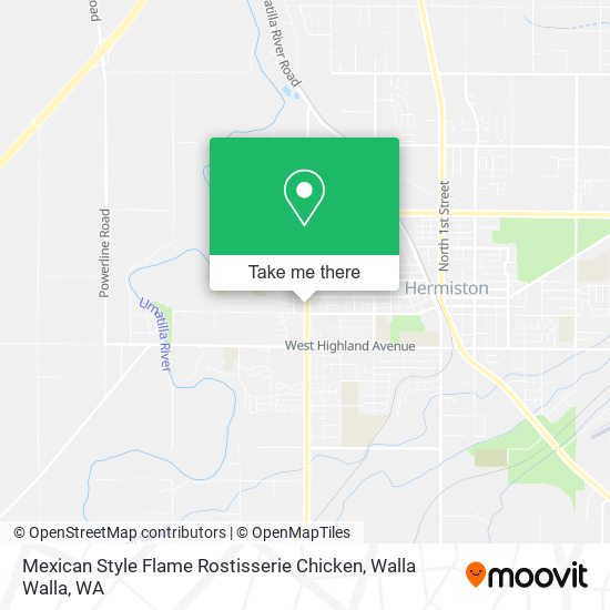 Mexican Style Flame Rostisserie Chicken map