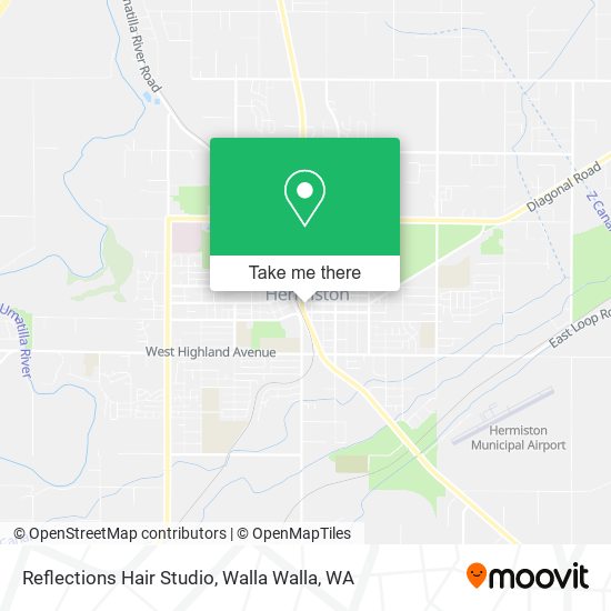 Mapa de Reflections Hair Studio