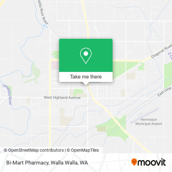 Bi-Mart Pharmacy map