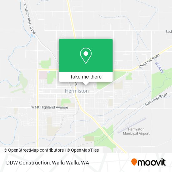 DDW Construction map