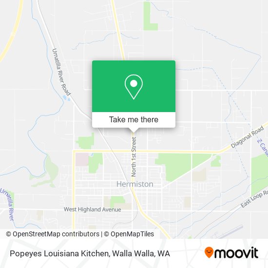 Popeyes Louisiana Kitchen map