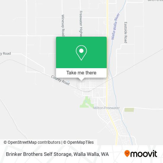 Brinker Brothers Self Storage map