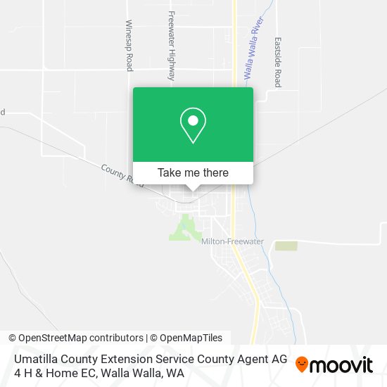 Umatilla County Extension Service County Agent AG 4 H & Home EC map