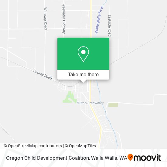 Oregon Child Development Coalition map