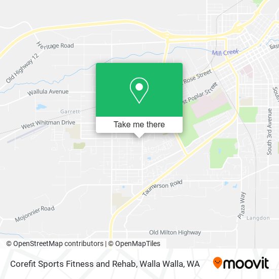 Corefit Sports Fitness and Rehab map
