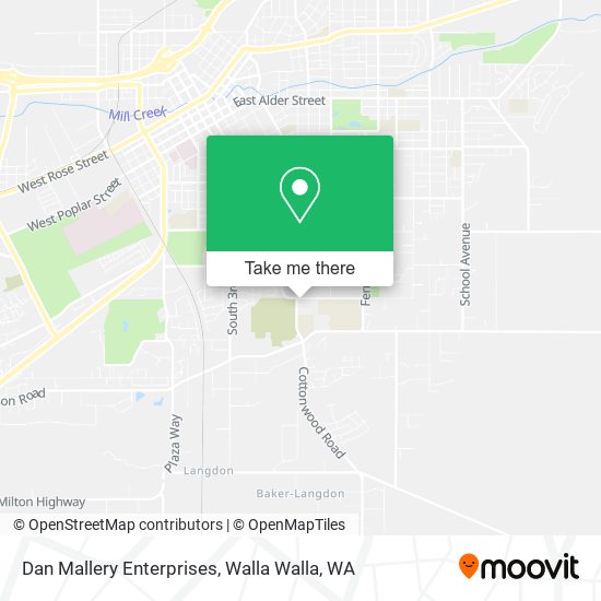 Dan Mallery Enterprises map