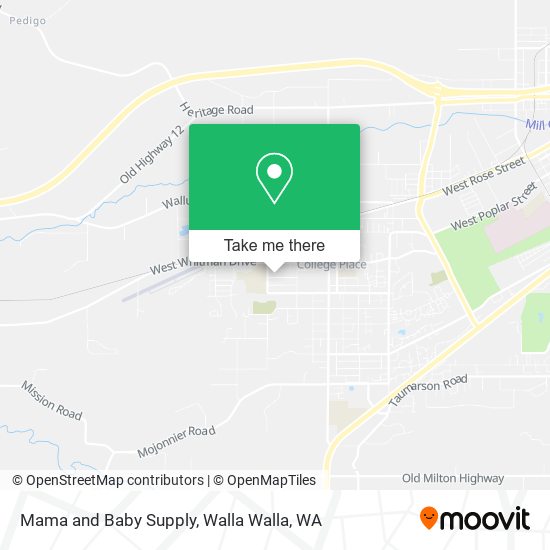 Mapa de Mama and Baby Supply