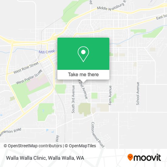 Walla Walla Clinic map