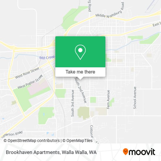 Brookhaven Apartments map