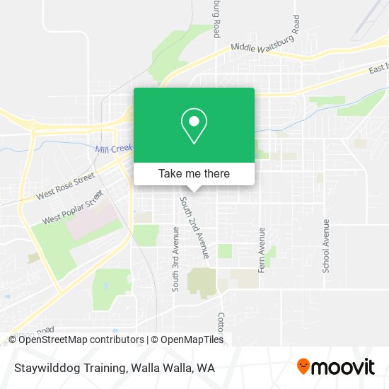 Staywilddog Training map
