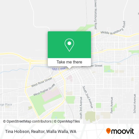 Tina Hobson, Realtor map