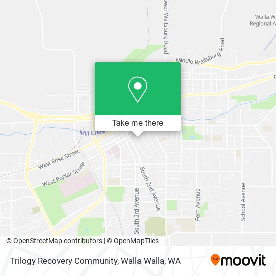 Trilogy Recovery Community map