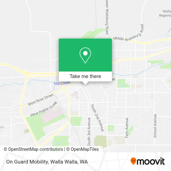 On Guard Mobility map