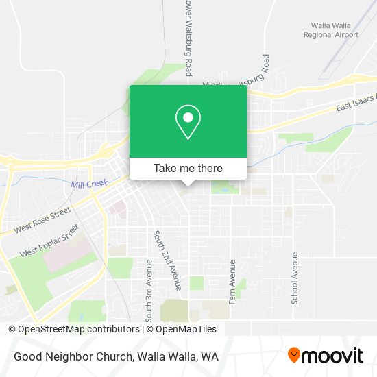 Good Neighbor Church map