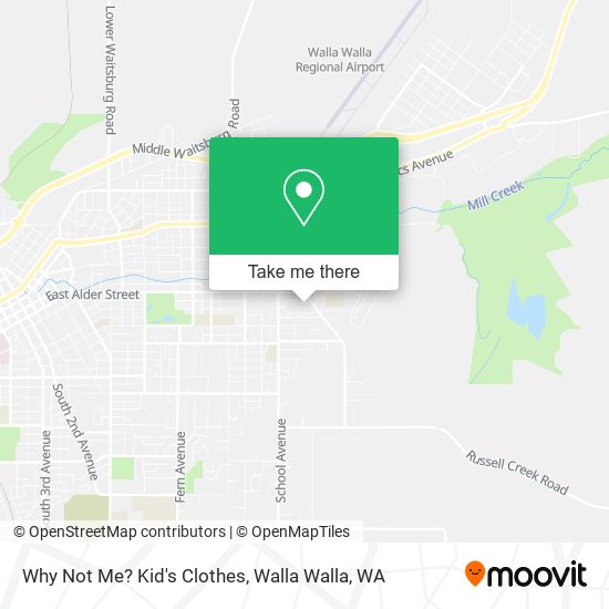 Why Not Me? Kid's Clothes map
