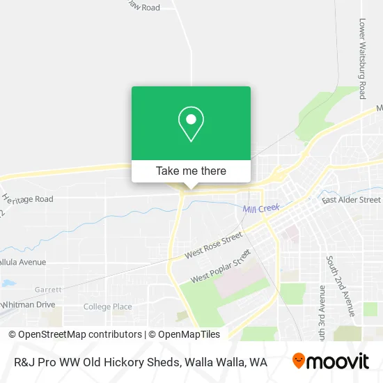 R&J Pro WW Old Hickory Sheds map