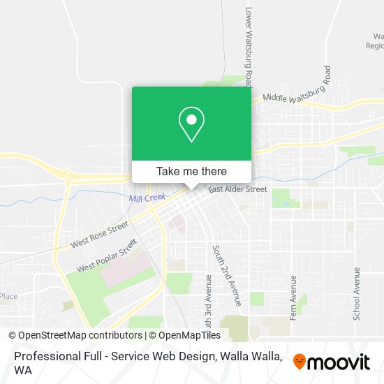 Professional Full - Service Web Design map