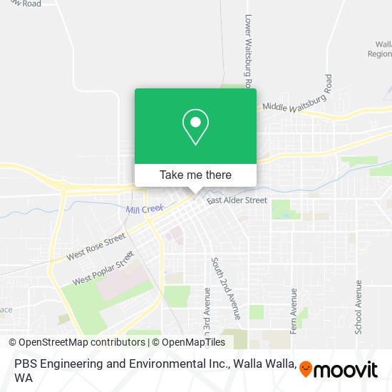 Mapa de PBS Engineering and Environmental Inc.