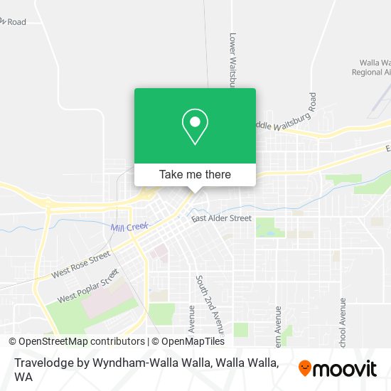 Travelodge by Wyndham-Walla Walla map