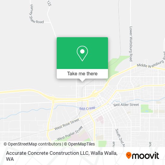 Accurate Concrete Construction LLC map