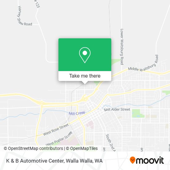 K & B Automotive Center map