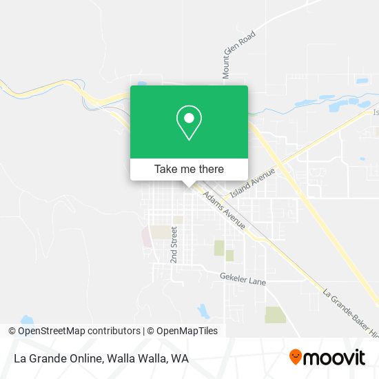 La Grande Online map