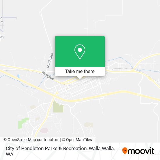 City of Pendleton Parks & Recreation map
