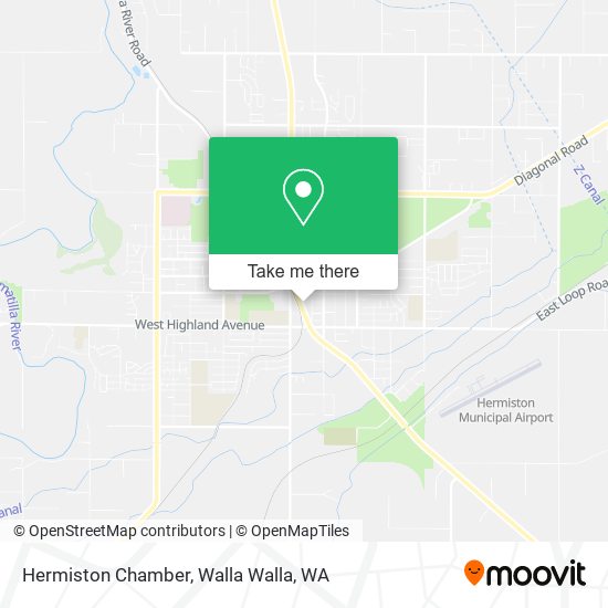 Hermiston Chamber map