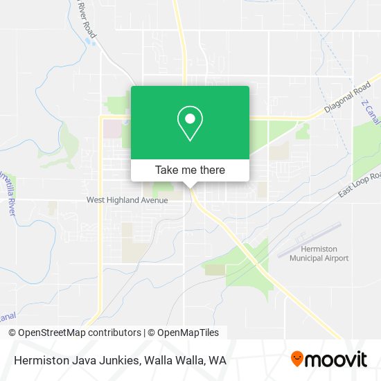 Hermiston Java Junkies map